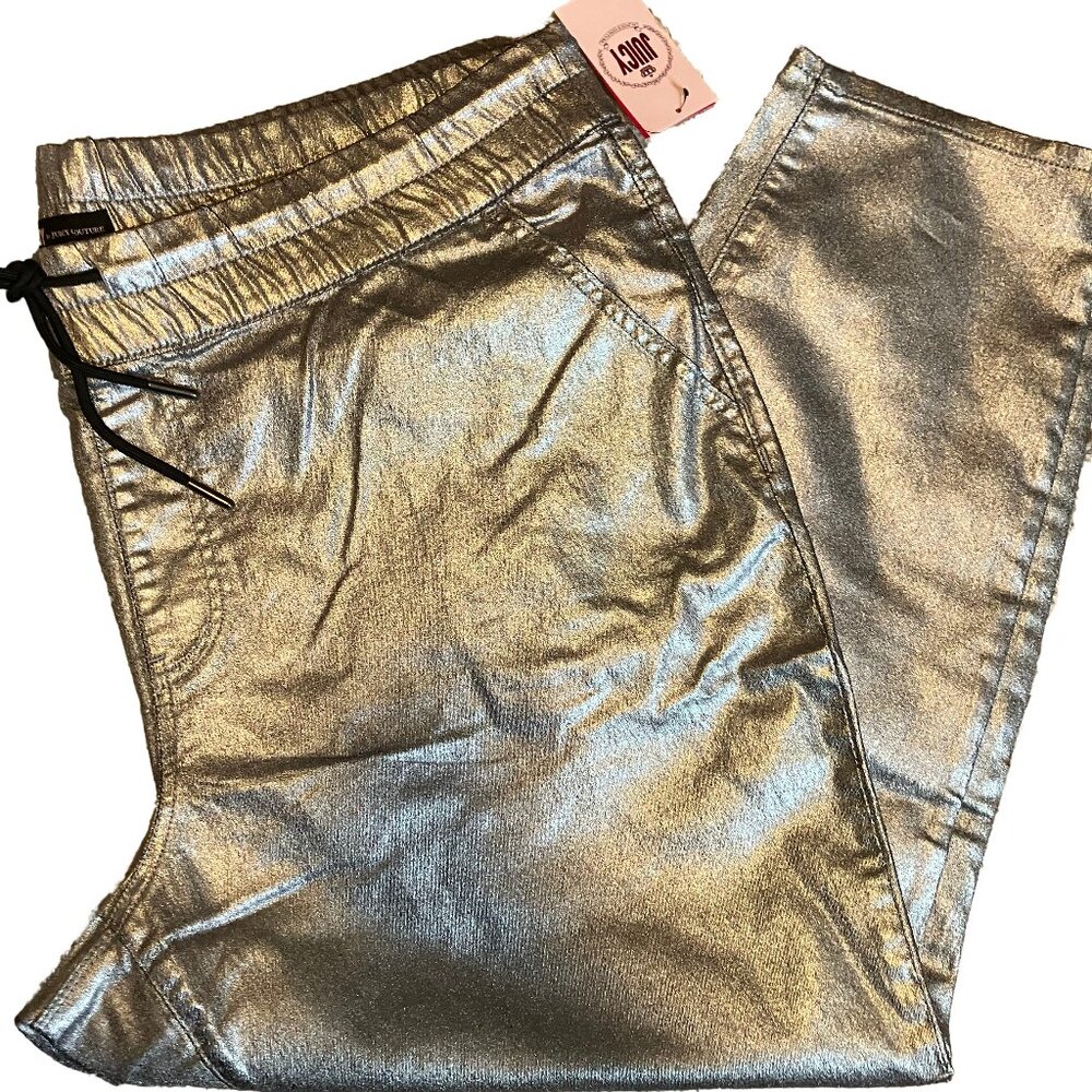 NWT Juicy Silver Metallic Pants Size: 24W
